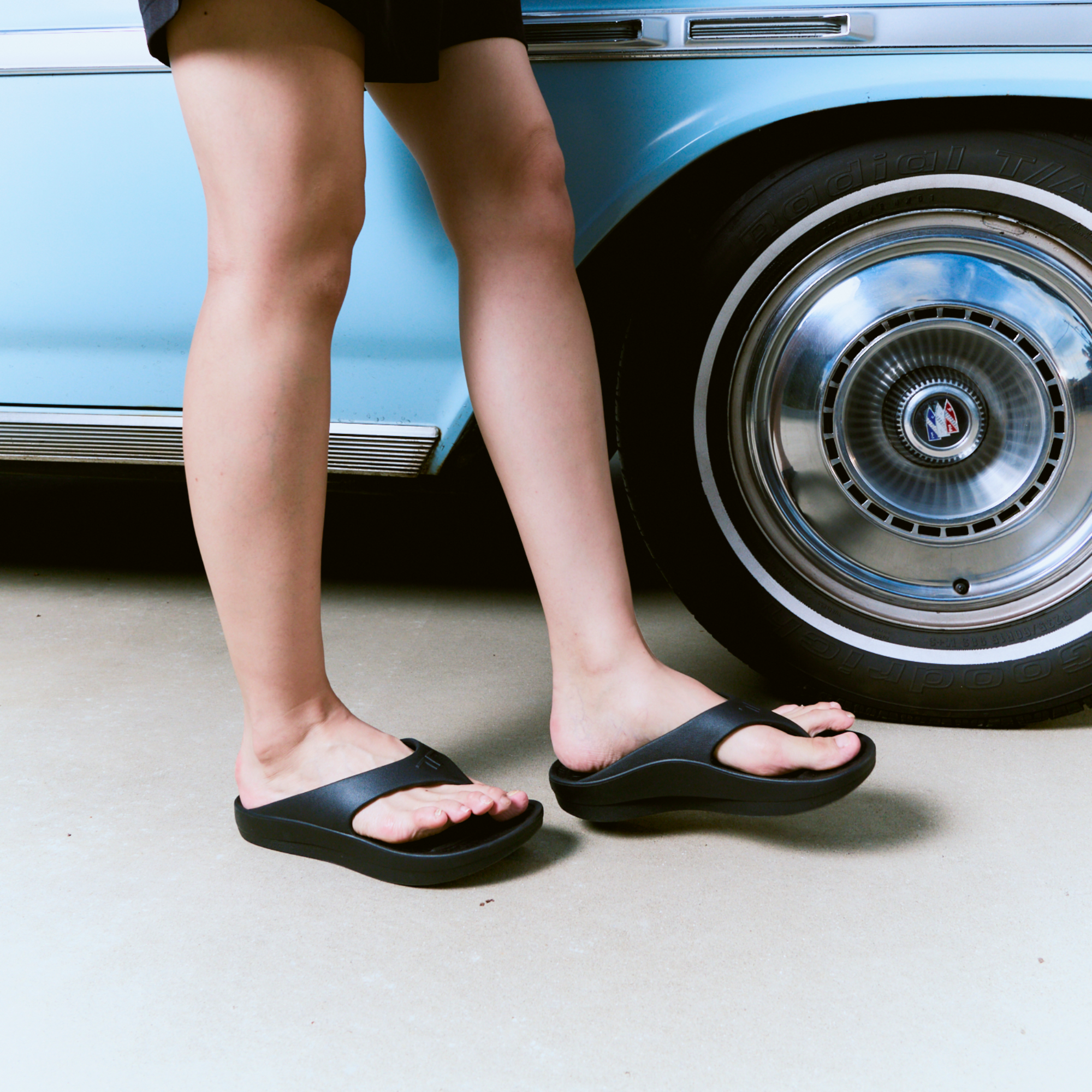 リカバリーサンダル｜FLIPFLOP ULTRASOFT - Black｜TELIC（テリック