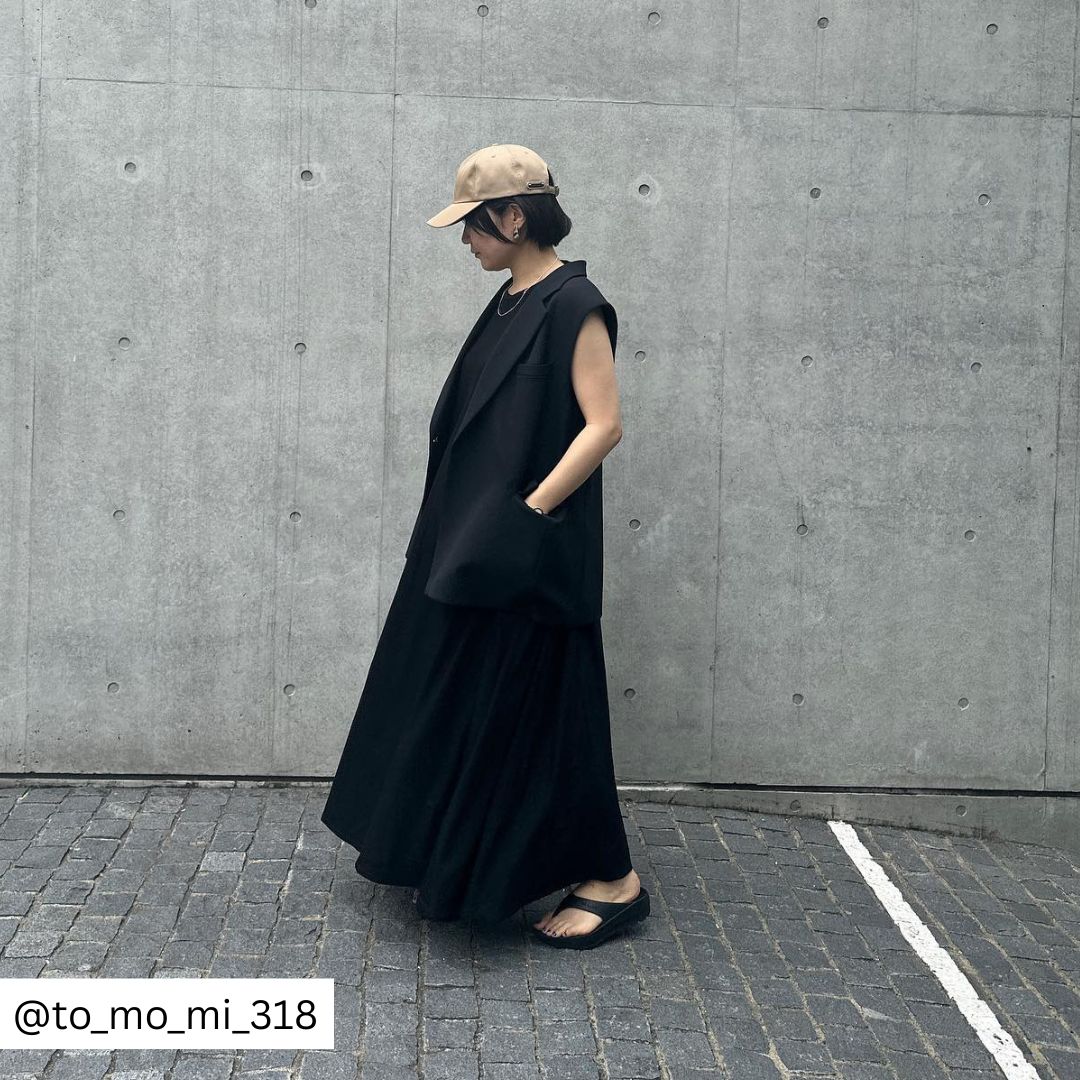 リカバリーサンダル｜W-FLIPFLOP - Black｜TELIC（テリック