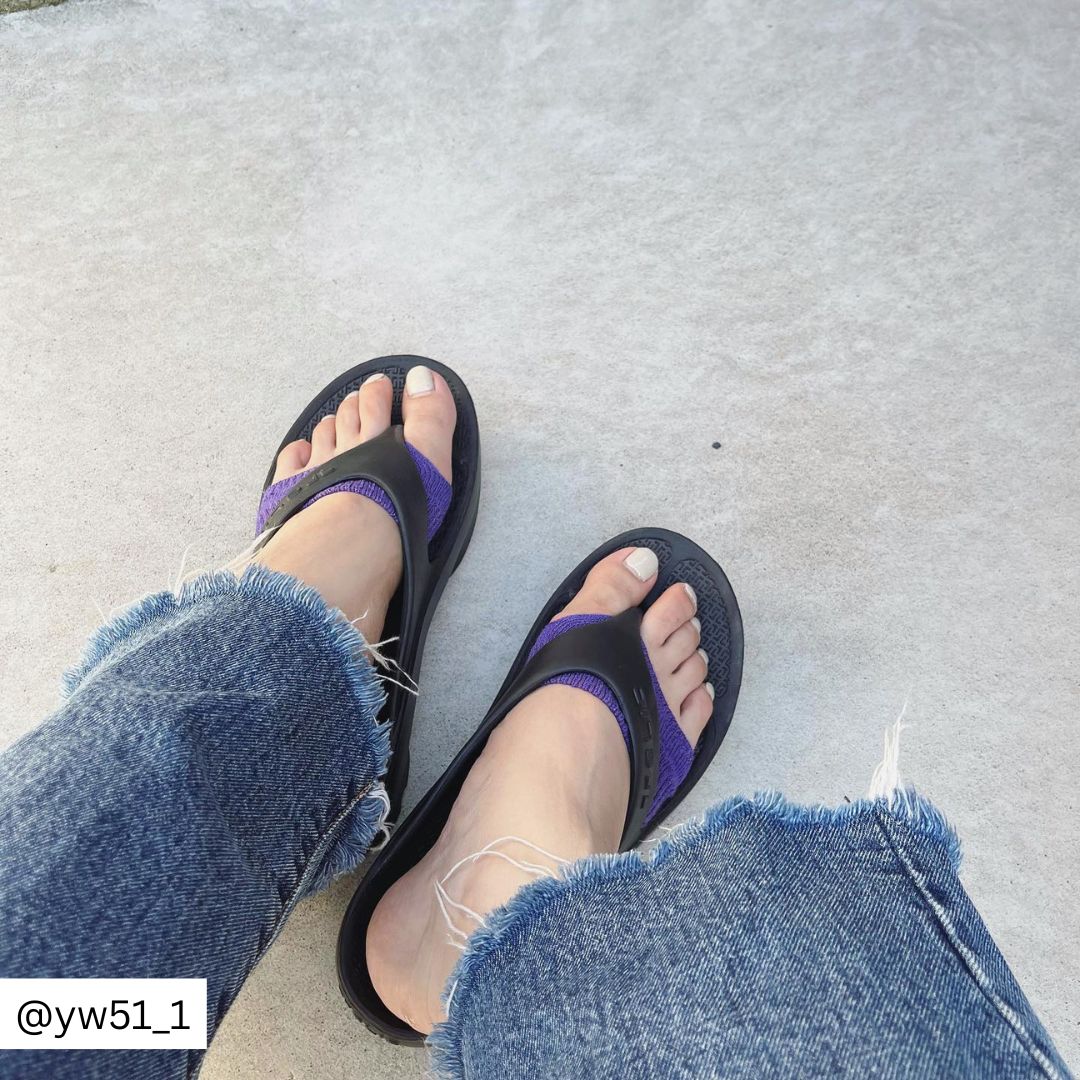 リカバリーサンダル｜W-FLIPFLOP - Black｜TELIC（テリック）公式