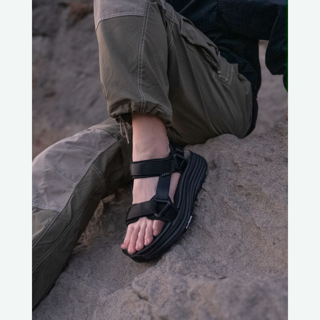 リカバリーサンダル｜ALLROADS -S4 - Black｜TELIC（テリック