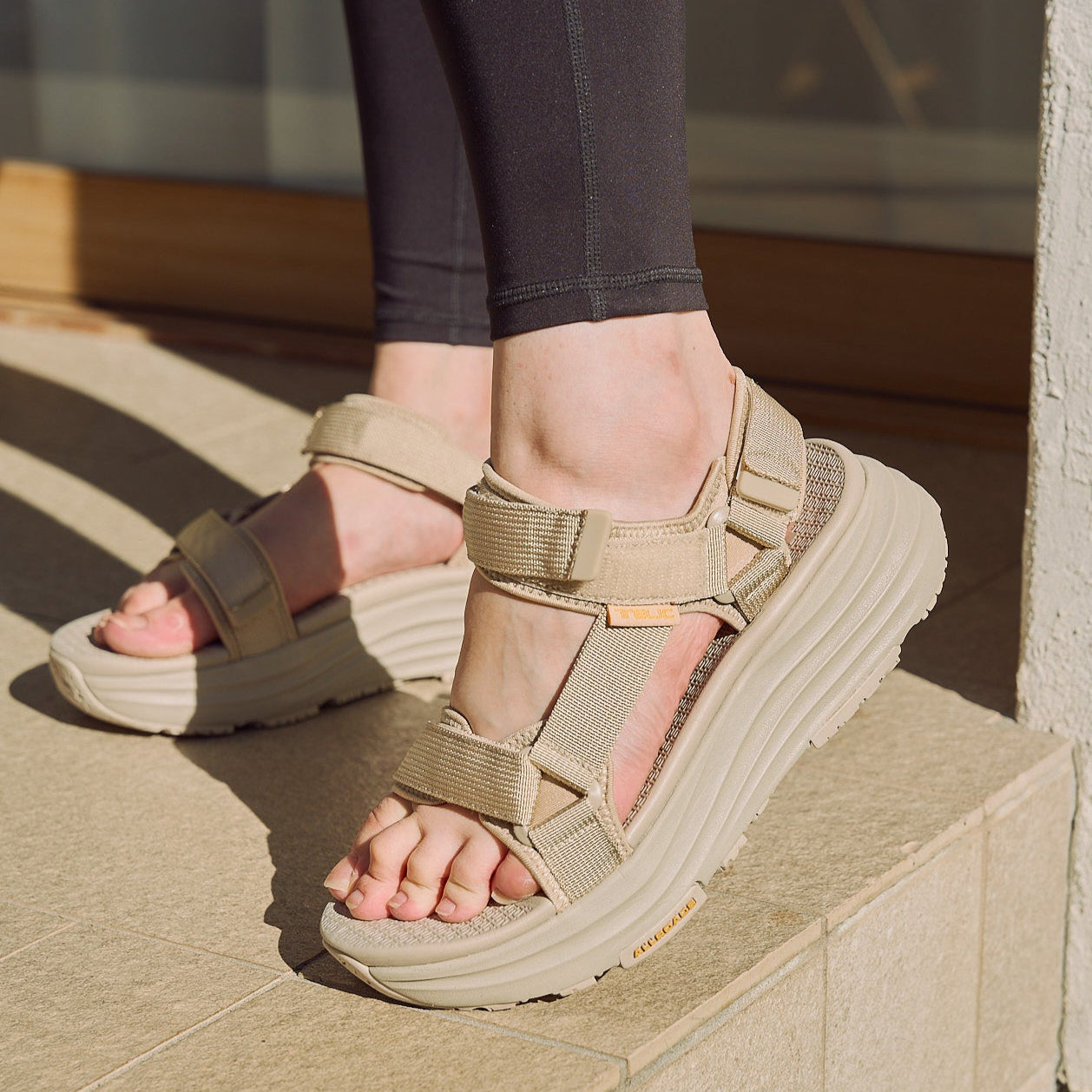 TELIC ALLROADS-S4 スポーツサンダル 2XL リカバリーサンダル リカバリーサンダル｜ALLROADS -S4 - White｜TELIC（テリック