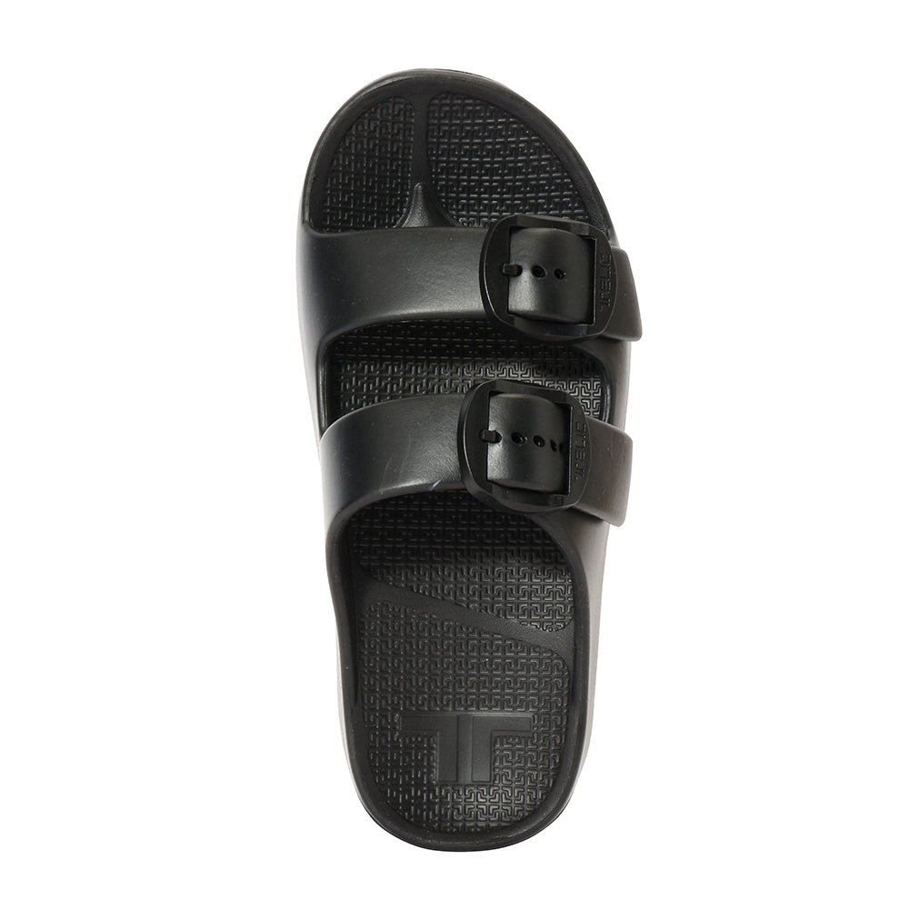 TELIC リカバリーサンダル ブラック 新品 リカバリーサンダル｜W-BUCKLE2 - Black｜TELIC（テリック）公式