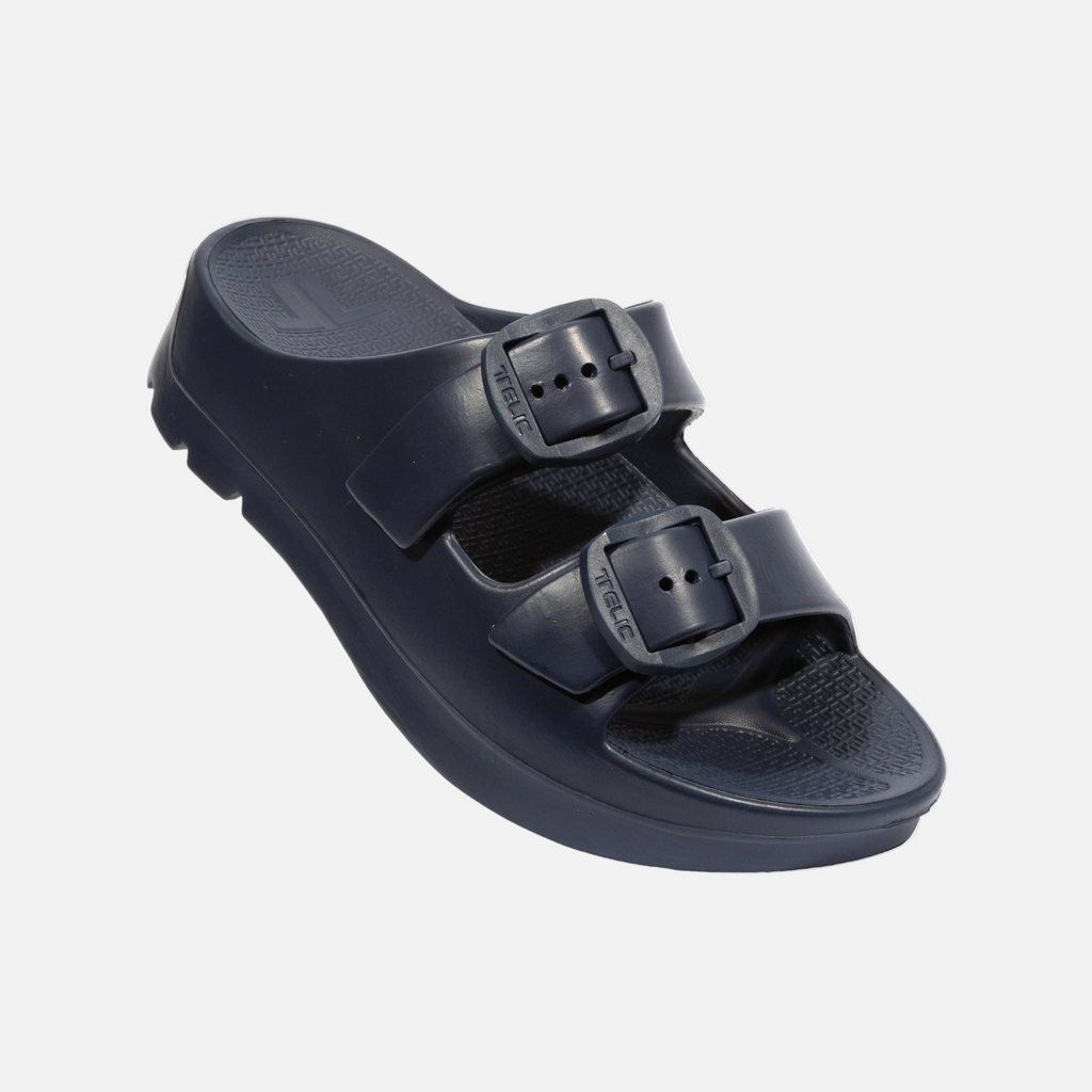 リカバリーサンダル｜W-BUCKLE2 - Black｜TELIC（テリック）公式