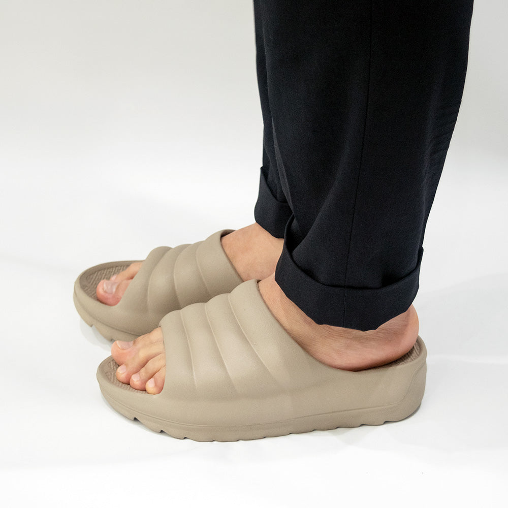 リカバリーサンダル｜W-CLOUD - Cork brown｜TELIC（テリック