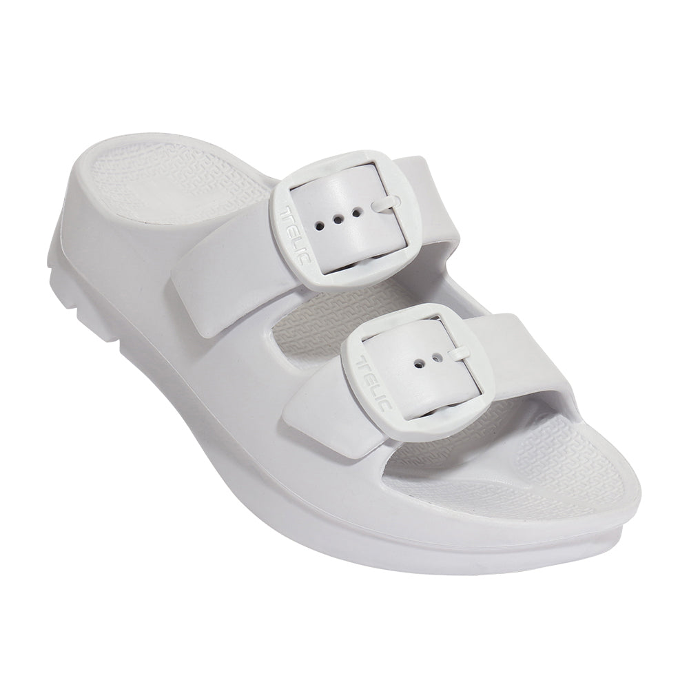 TELIC W-BUCKLE2-IG-L リカバリーサンダル（Ice Gray・サイズ：L(26.5-27cm))[WBUCKLE2IGL] 返品種別A リカバリーサンダル W-BUCKLE2 ｜TELIC（テリック）公式オンラインストア